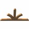 Ekena Millwork Richland Timber Gable Bracket, Western Red Cedar, 72"W x 39"H x 3 1/2"D x 5 1/2"F, 13/12 Pitch GBW072X39X0406RIC00SWR - alternate 2